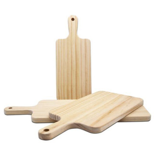 极速Solid wood tray rectangular pizza plate wooden trXay cak