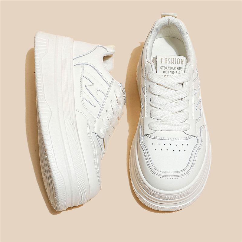 小白鞋女厚底百搭春秋松糕2026夏季新款爆单老爹休闲德训运动板鞋,女鞋,休闲板鞋,淘宝优惠券,粉丝福利购,淘宝优惠卷