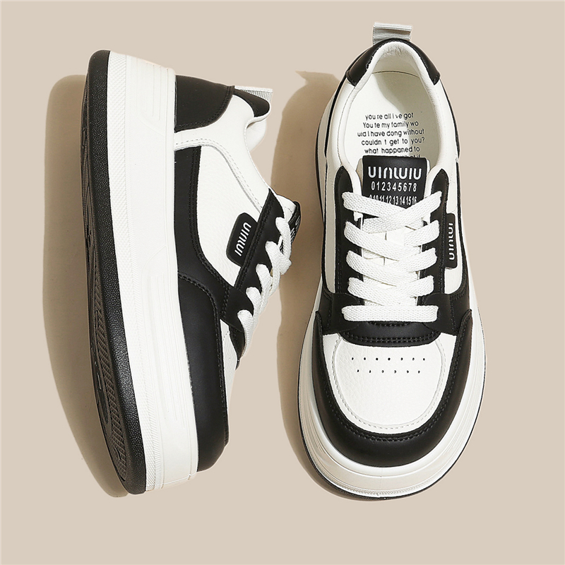 【甄选推荐】小白板鞋女厚底新款