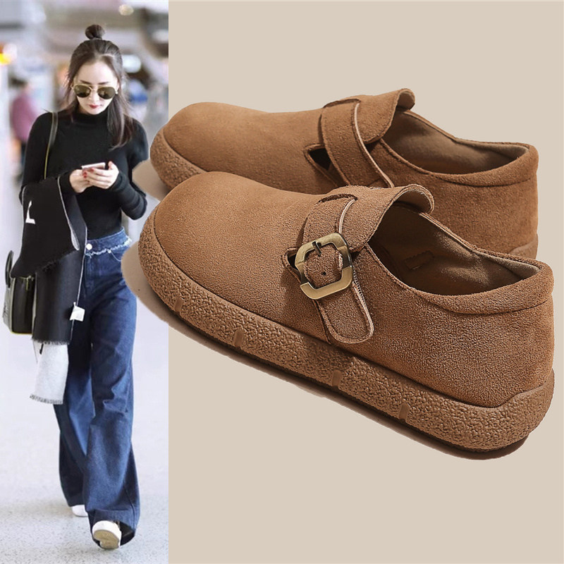 博肯鞋女豆豆百搭春夏平厚底2025秋冬季新款爆单勃软一脚蹬乐福鞋,女鞋,勃肯鞋/软木鞋,淘宝优惠券,粉丝福利购,淘宝优惠卷