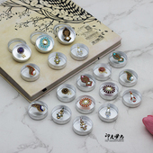 红黄蓝绿紫色舞蹈配饰 式 印度风尚 进口眉心贴额贴铝盒单颗多款