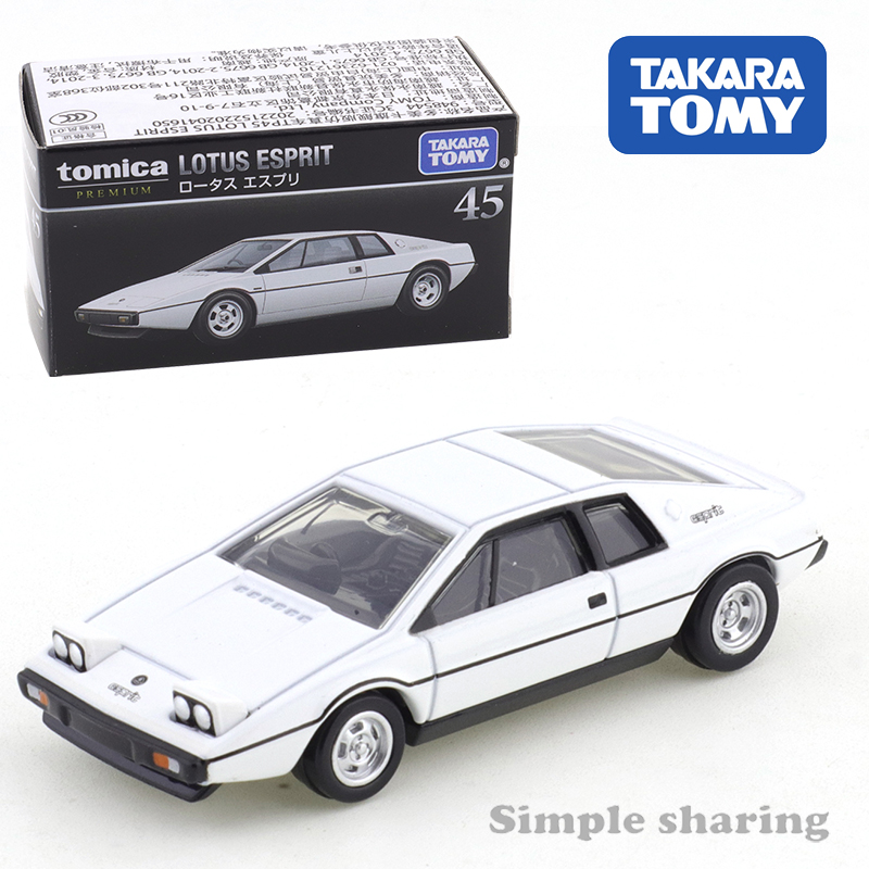 TOMY多美卡TP45 莲花路特斯Esprit 黑盒旗舰合金车模型收藏摆件