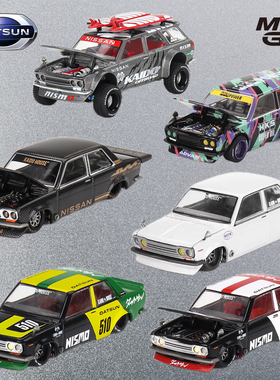Kaido House x MINIGT 达特桑Datsun KAIDO 510瓦罐1:64合金车模