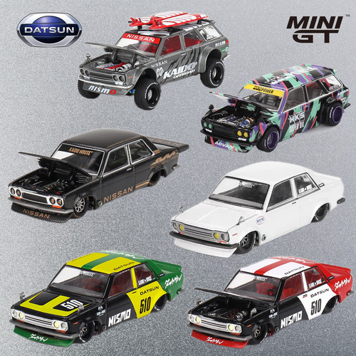 Kaido House x MINIGT 达特桑Datsun KAIDO 510瓦罐1:64合金车模