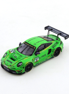 TH 保时捷Porsche 911 GT3 R  丰田酷路泽1:64小比例合金车模摆件
