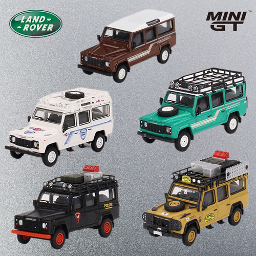 MINIGT 1:64路虎卫士 Defender 110合金车模型收藏摆件