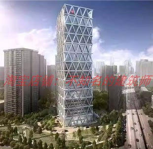 【SOM】北京中弘大厦100%初步设计文本101页