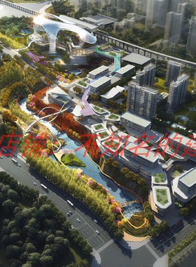 【AICO】重庆融创大竹林项目商业地块建筑方案文本150页 2022.10