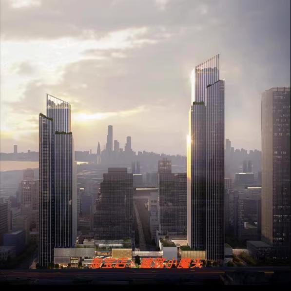 【Aedas】深圳车公庙泰然第一更新单元二期建筑方案69页 2022.12