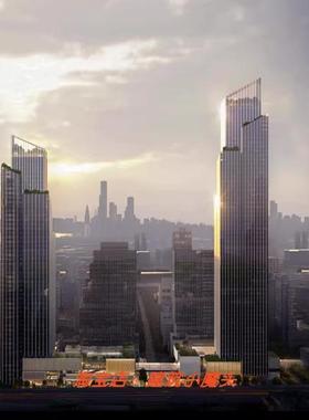 【Aedas】深圳车公庙泰然第一更新单元二期建筑方案69页 2022.12