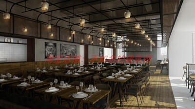 【Neri&Hu如恩】香港MERCATO莫卡多意大利餐厅施工图400兆