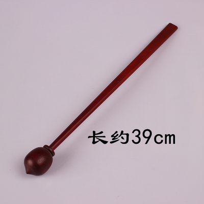 法器仿红木帝钟铃铛木鱼捶子实木锤子打板棒捶云板捶架子槌子