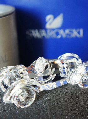 施华洛世奇银水晶汽车老爷车摆件