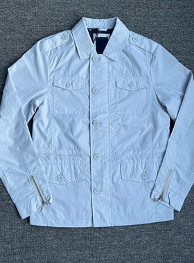 意系轻奢 春秋款翻领多口袋工装M65猎装风衣防风防水休闲夹克外套