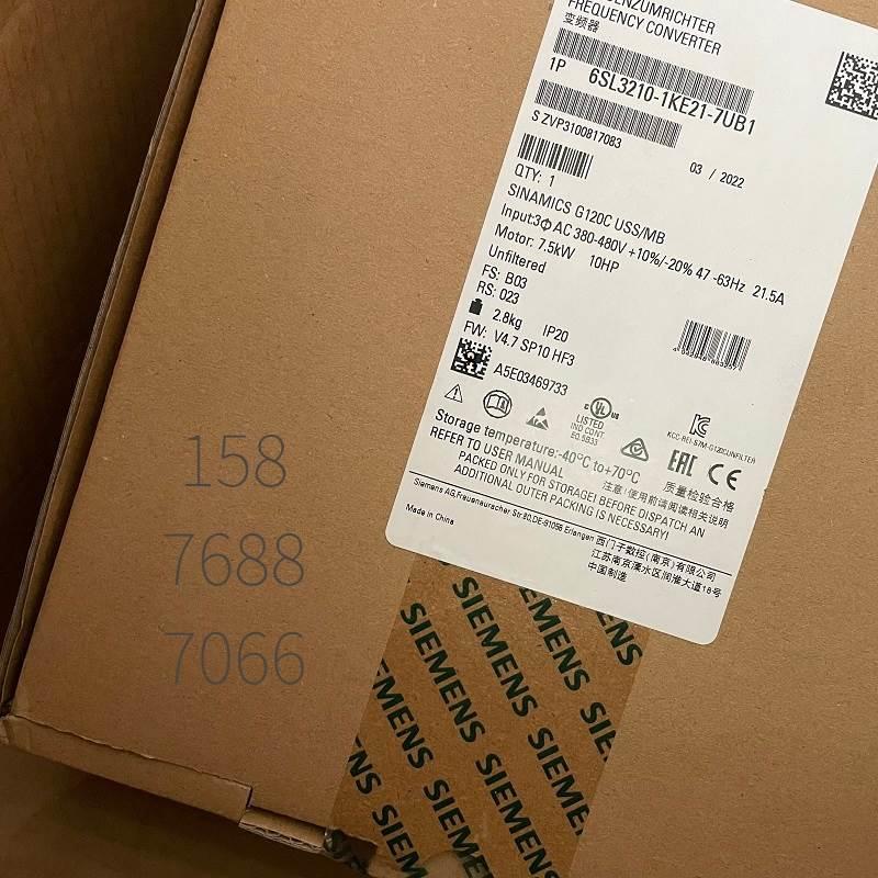 全新现货西门子G120C变频器6SL3210-1KE21-7UB1