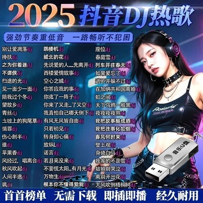 2025抖音新歌车载音乐U盘