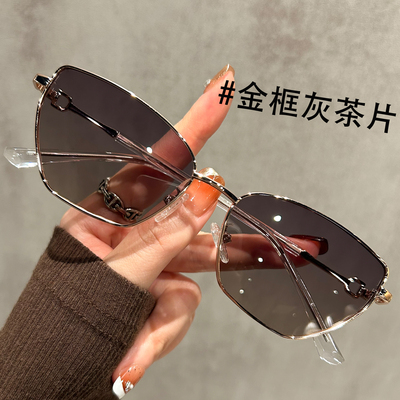 金丝猫眼太阳镜眼镜女款2025新款