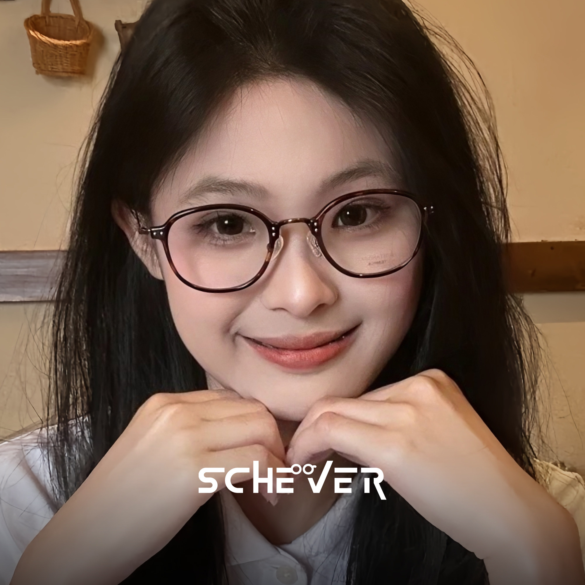 复古玳瑁日系眼镜框镜架女超轻钛