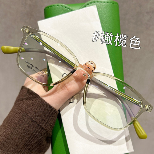 超轻9克钛架小框眼镜女专业配镜