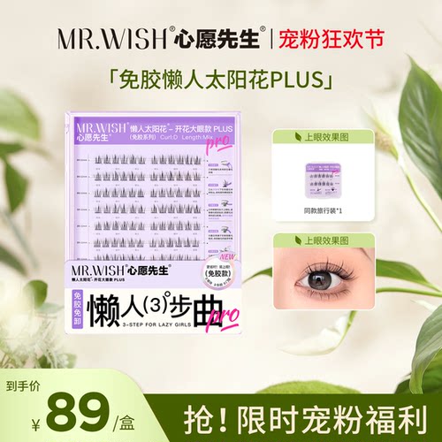 心愿先生免胶水PLUS自粘太阳花