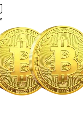 Bitcoin金币BTC外币加厚比特B美元世界币美国纪念币礼物送人好物