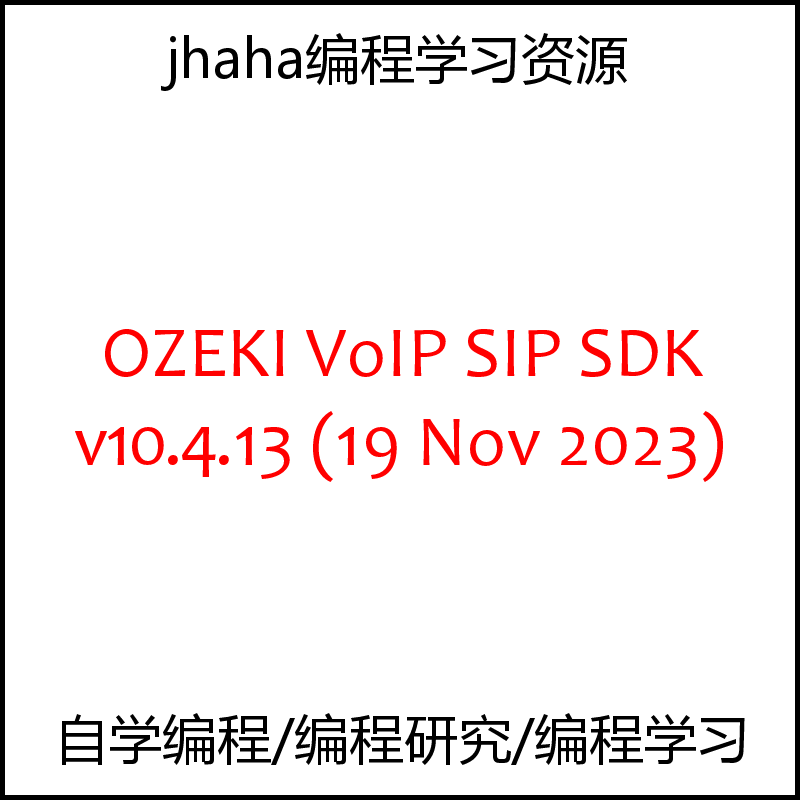 OZEKI VoIP SIP SDK v10.4.13
