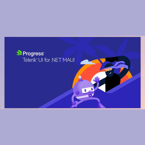 Progress Telerik UI for .NET MaUI 2024 Q4 v8.0.0 - 封面