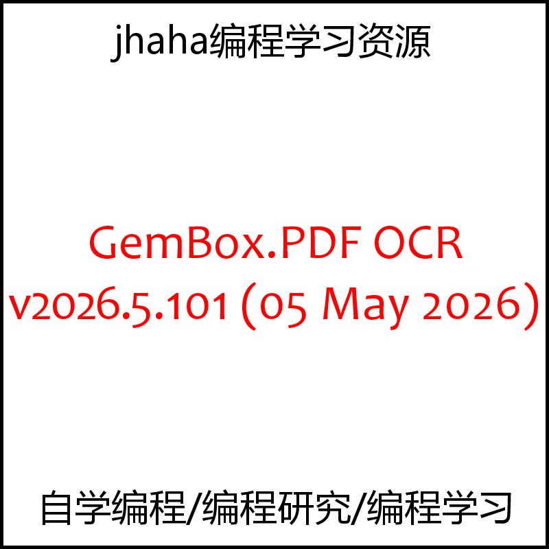 GemBox.PDF + OCR v2026.5.101