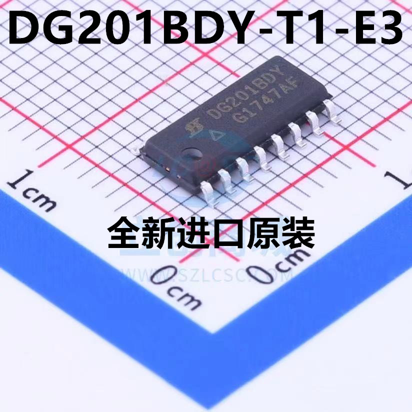 全新原装 DG201BDY-T1-E3 贴片SOP-16 四路模拟开关芯片 DG201BDY