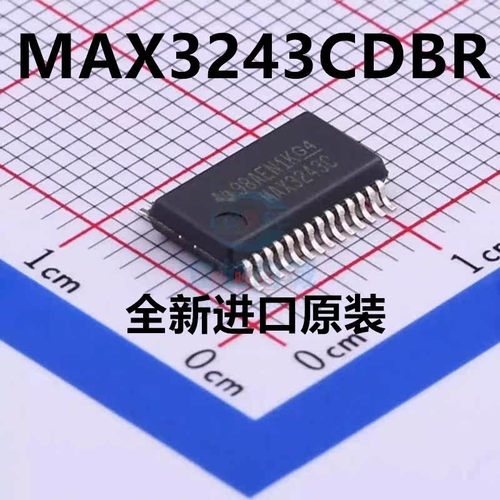 直拍 MAX3243CDBR SSOP28 丝印MAX3243C 收发器 原装