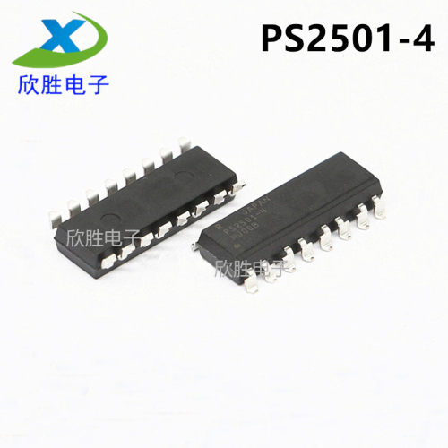 全新 PS2501-4 SOP16 PS2501 晶体管/隔离器 四通道 光耦