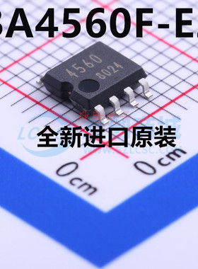 BA4560F-E2 印丝4560 贴片SOP8脚 低噪音双运放放大器芯片 全新