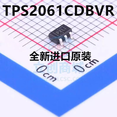 原装 2061 TPS2061CDBVR USB电源控制器 SOT-23-5 丝印：PXLI