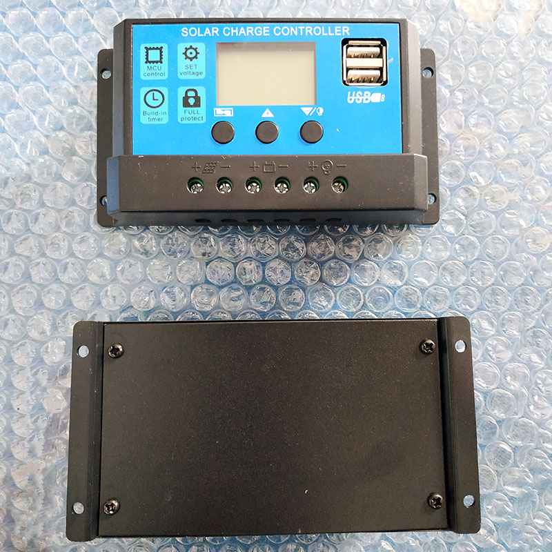 太阳能充电控制器全自动识别12/24v36v48v60铅锂通用家用发电系统