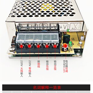12V6.25A 24V3A 5V15A15V18V27V36V48V 75W 明纬开关电源小体积MS