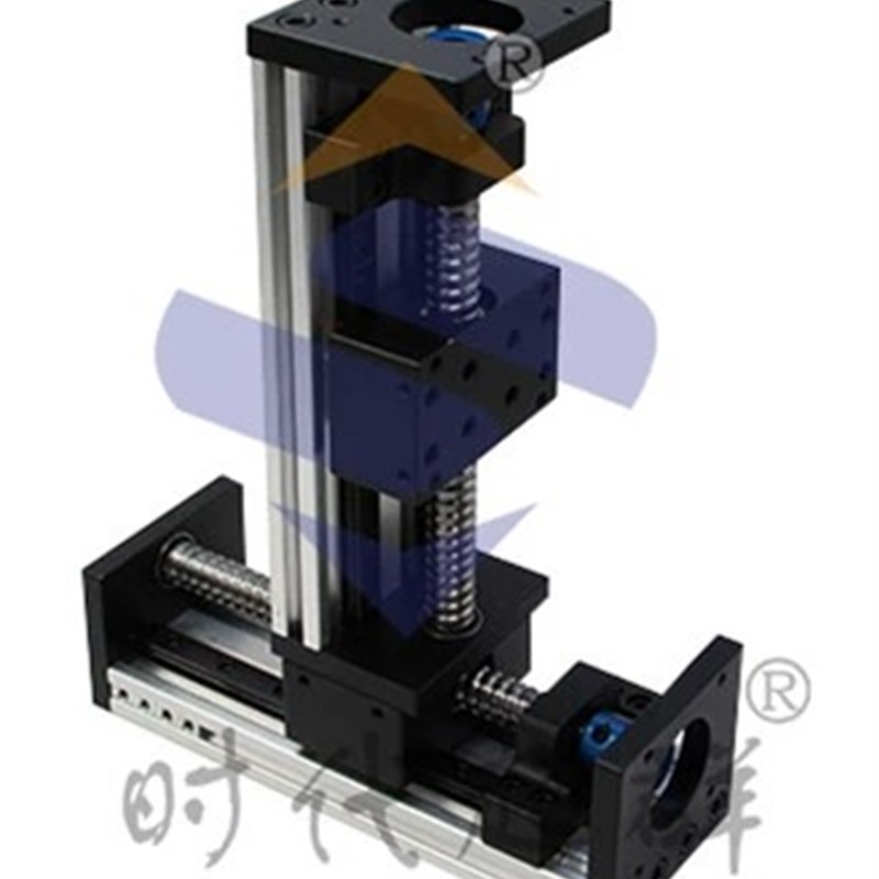 GX/HBX80宽直线滚珠丝杠导轨滑台双线轨模组57/86步进伺服电机
