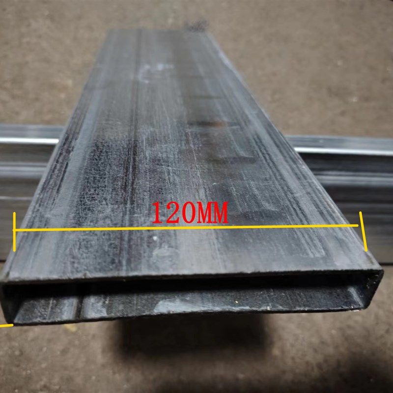 镀锌方管钢材10x10 20*60 10X100护栏管扁方通35x35定制扁管10x60