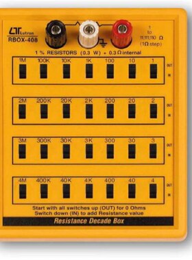 台湾路昌RBOX-408 电阻箱数字便携式迷你 电阻测试仪易携带电阻计