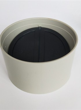 pp250mm灰色逆止阀止回阀防腐执行器承插风阀手动通风管调节阀门