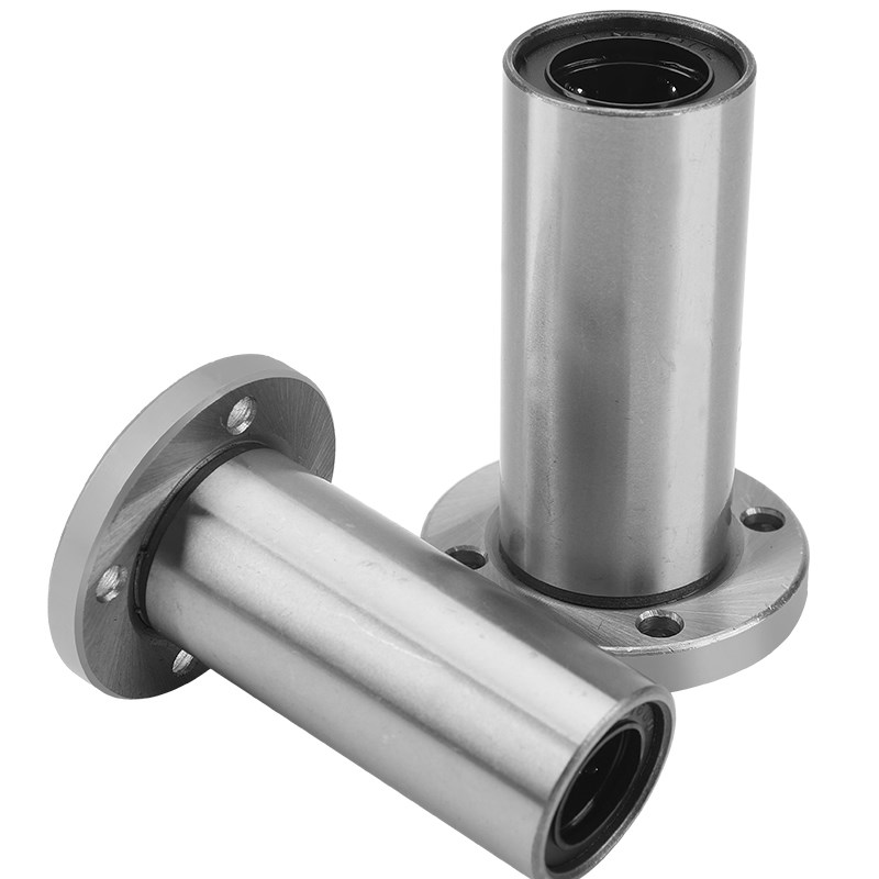 3D打印机加长方法兰直线轴承LMK6 8 12 16LUU雕刻机自动化设备UM2