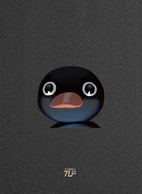 TLP反光贴 绝望的小企鹅noot 泪目卡通表情漫画风 平板 防水贴纸