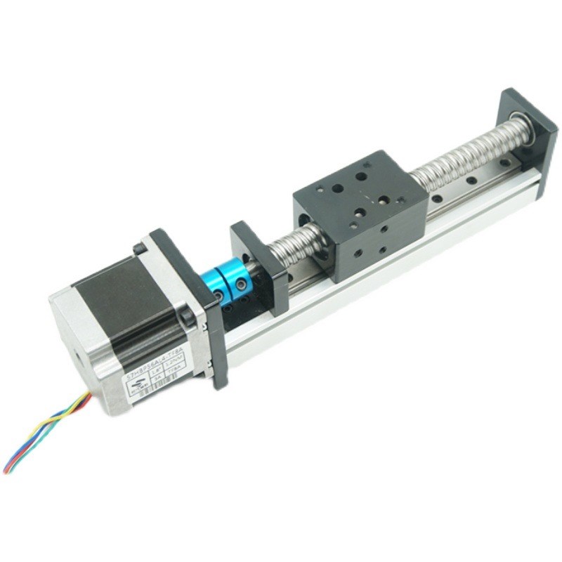 GX80双块滚珠丝杆滑台80*100滑块双线轨直线导轨电动数控模组