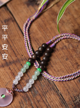 加里曼丹沉香奇楠沉水毛衣锁骨项链饰品男女士复古民族风DIY配饰