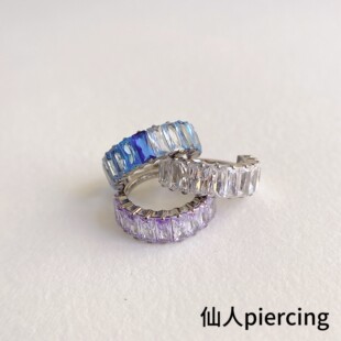 仙人穿刺 耳环卡扣环 16g耳钉1.2粗防敏巨闪 耳环 f136钛合金