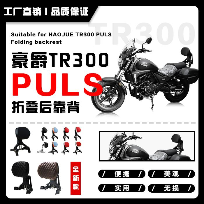 豪爵TR300PLUS折叠靠背