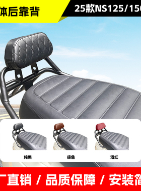 适用25款新大洲本田NS125LA后靠背踏板车NS150LA靠椅尾架货架扶手