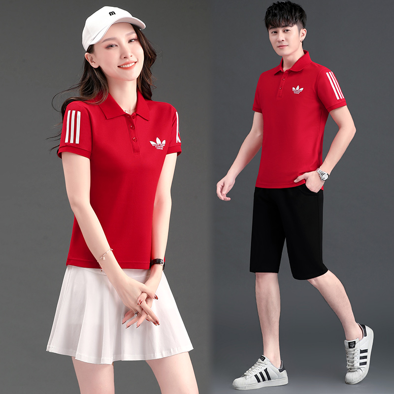 羽毛球服套装女夏季n情侣休闲运动装男防走光裤裙团体棒球网球裙