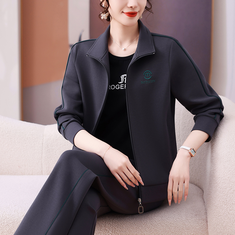 气质休闲运动套装女士春秋新款