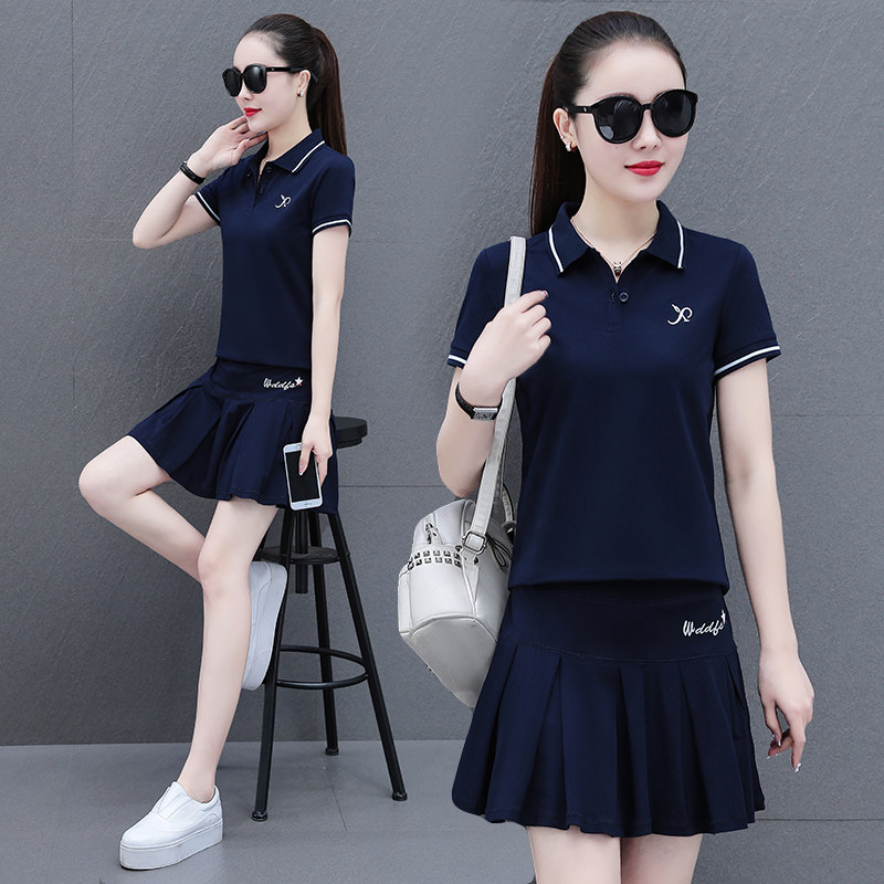 新款羽毛球服女套装防走光裤裙网球服男情侣夏季团体运动休闲套裙