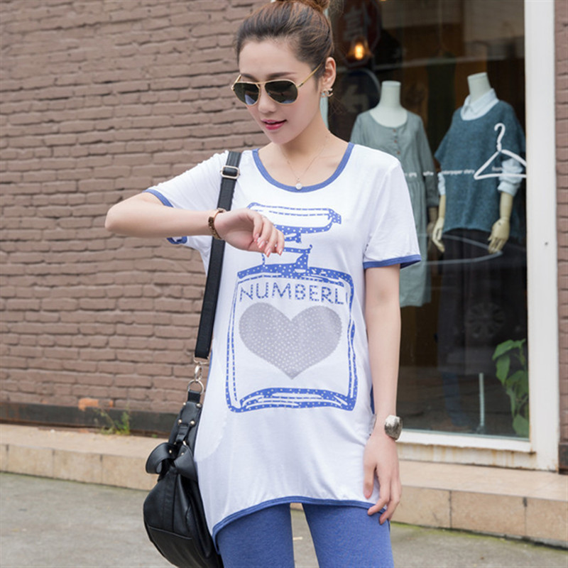 尾货清仓大码休闲运动装女夏装时尚薄棉胖妹妹显瘦中长女T恤套装